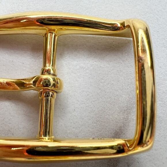 Vintage Gold Tone Simple Basic Belt Buckle for up to 1 Inch Belt - Picture 5 of 8